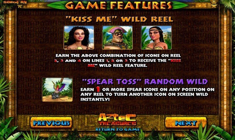 дикий символ Aztec Treasures 3D дикий символ Aztec Treasures 3D