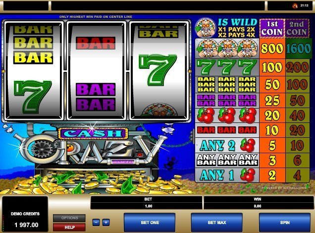игровой автомат Cash Crazy игровой автомат Cash Crazy