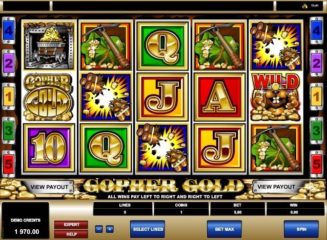 игровой аппарат Gopher Gold игровой аппарат Gopher Gold