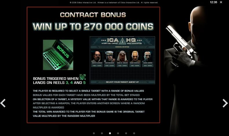 бонусная игра Hitman бонусная игра Hitman