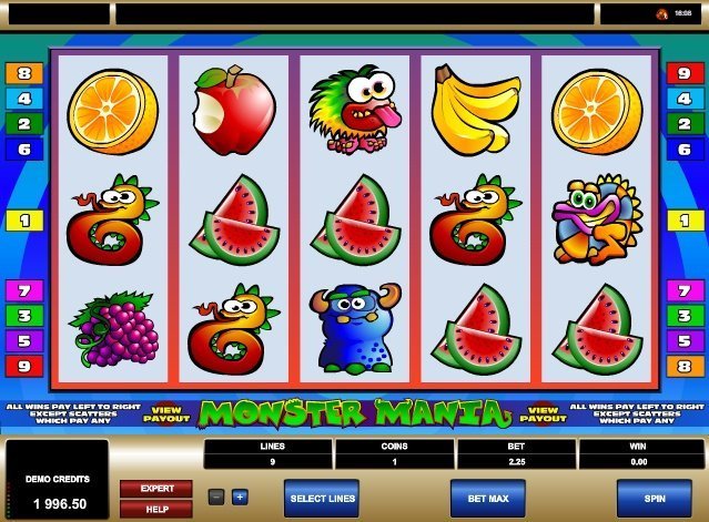 игровой автомат Monster Mania игровой автомат Monster Mania