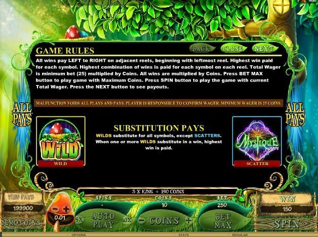 скаттер и дикий символ слота Mystique Grove скаттер и дикий символ слота Mystique Grove