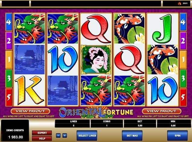 игровой автомат Oriental Fortune игровой автомат Oriental Fortune