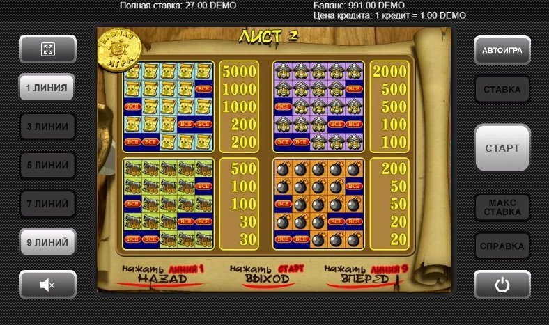 таблица выплат Pirate 2 таблица выплат Pirate 2