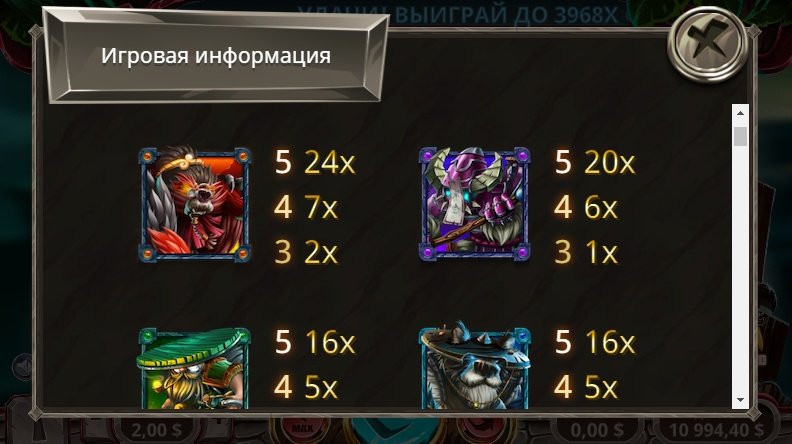 таблица выплат Lilith's Inferno таблица выплат Lilith's Inferno